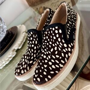 UGG Brown And Cream Calf Hair Textured Insole